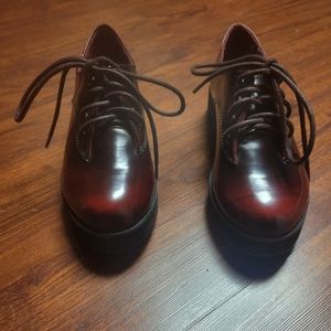 Sugar Lattie Lace Up Loafers Sunburst Red 6M